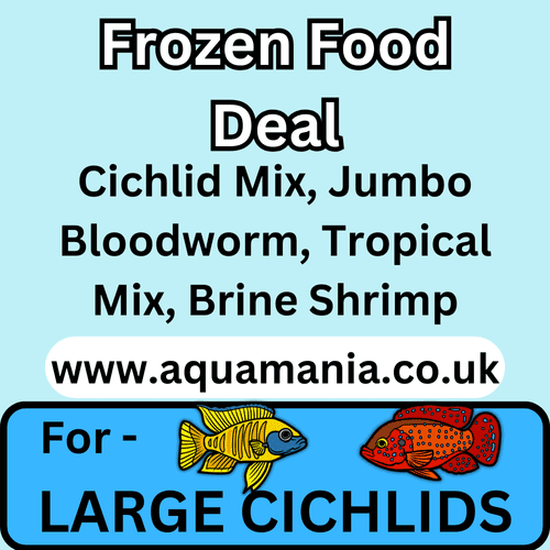 Aquamania Large Cichlid Frozen Mixed Food Deal