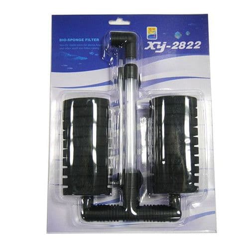 Aquarium Bio Sponge Filter - XY-2822 Double