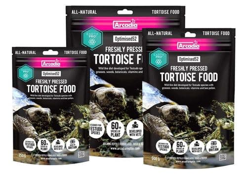 Arcadia Earth Pro Optimised-52 Tortoise Food (Range)