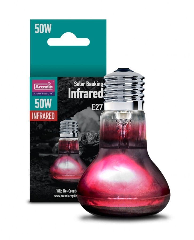 Arcadia Infrared Spot Bulb Reptile Light Heat Bulb Screw Fitting 100W