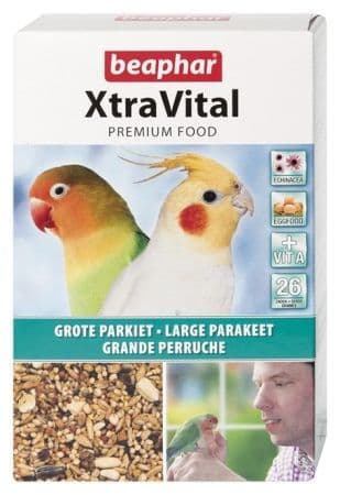 Beaphar XtraVital Large Parakeet (Cockatiel) Food 500g