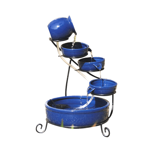 Bermuda Ocean Cascade - Solar Powered Self-Contained Water Feature