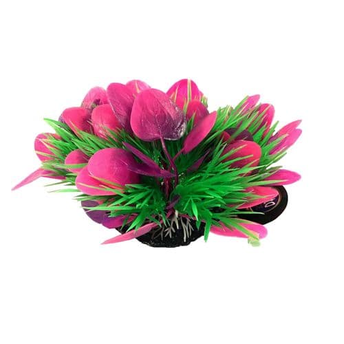 Betta 3" Pink Plastic V Plant (PP628)