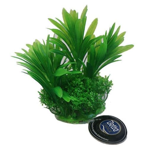 Betta 5" Green Plastic Plant (PP610)