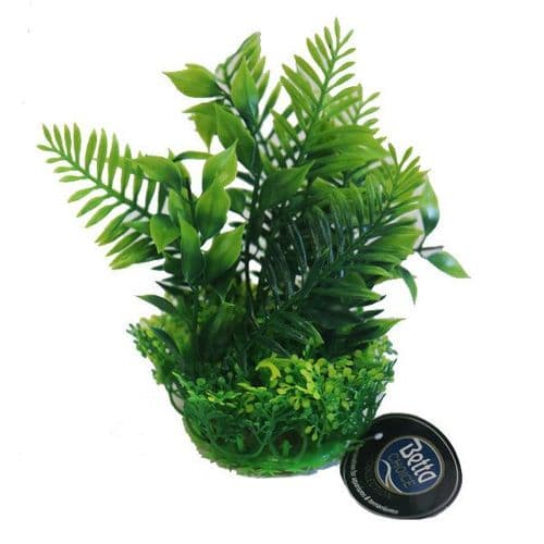 Betta 5" Green Plastic Plant (PP616)