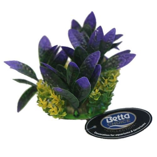 Betta 5" Purple Plastic Plant (PP611)