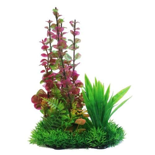 Betta 9" Pink Combi Plastic Plant (PP631)