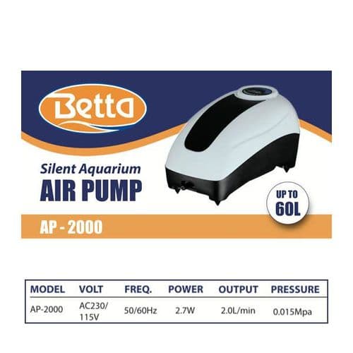 Betta AP-2000 Air Pump (60L)