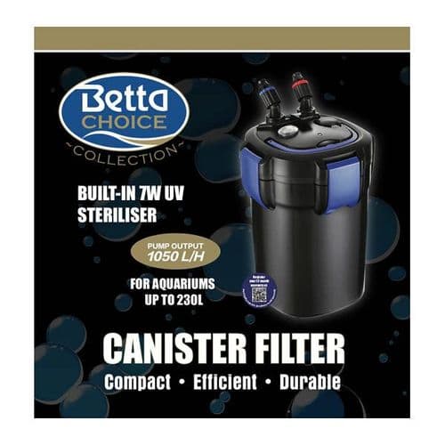 Betta Choice 1050 UV External Canister Filter
