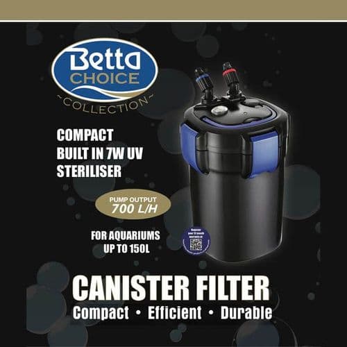 Betta Choice 700 UV External Canister Filter