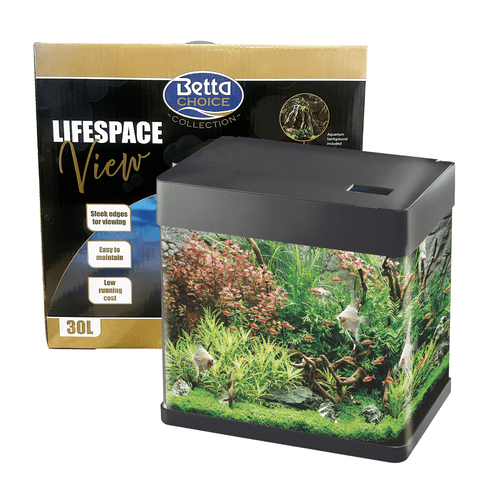 Betta Choice Lifespace View 30L Aquarium (Black)