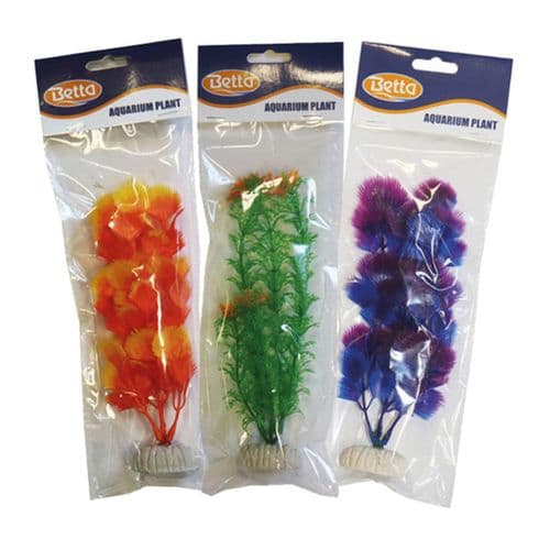 Betta Plastic Plant 12" - Random Plant Mystery