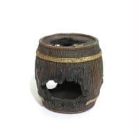 Blue Ribbon Rum Barrel Cave Small Aquarium Ornament