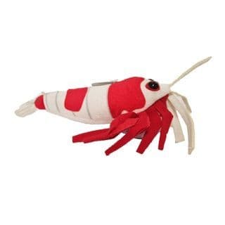 Ceramic Nature - Crystal Red Shrimp Plush Toy