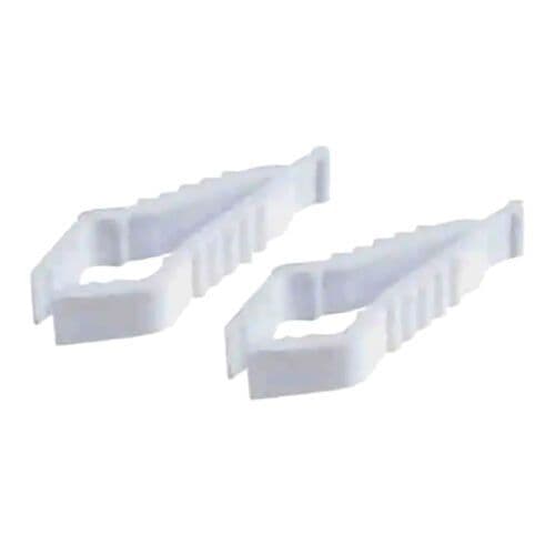 Cuttlefish Bone Holder Clamp Plastic White (Single Pack)