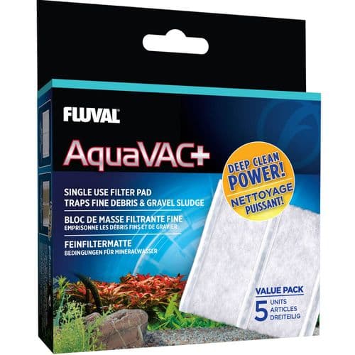 Fluval AquaVac+ Replacement Filter Pads (5 Pack)