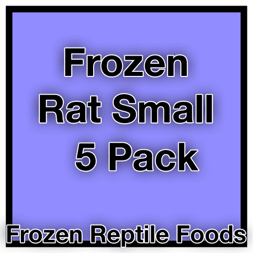 Frozen Small Rats (101-150g) - 5pk