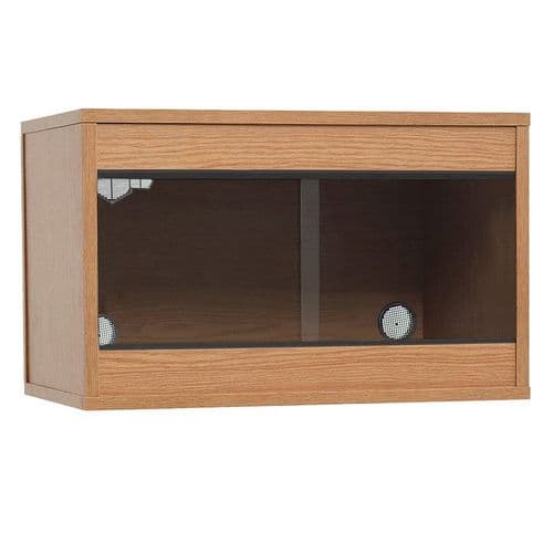 Habistat Standard Reptile Vivarium - 61x46x46 (Oak or Black)