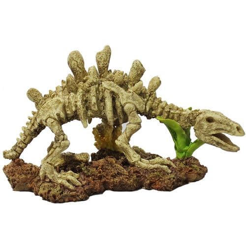 Hugo Kamishi Mr Steg Stegosaurus Fossil Dinosaur Aquarium Ornament