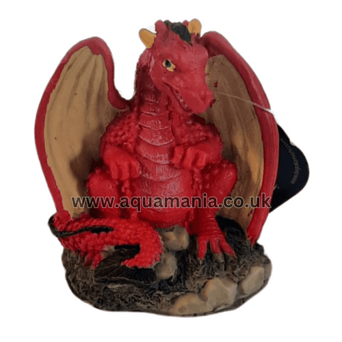 Hugo Kamishi Red/Pink Dragon Aquarium Ornament