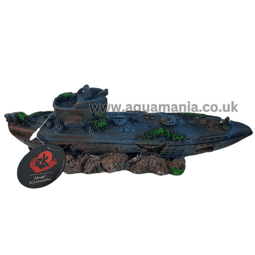 Hugo Kamishi Submarine Aquarium Ornament