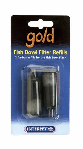 Interpet Goldfish Bowl Filter Refill Cartridge - 2 Pack (REFILL ONLY)