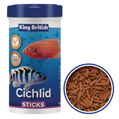 King British (KB) Floating Cichlid Sticks (With IHB) Dry Fish Food