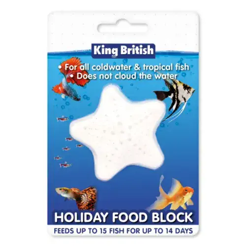 King British (KB) Holiday Food Block (3 Styles) Dry Fish Food