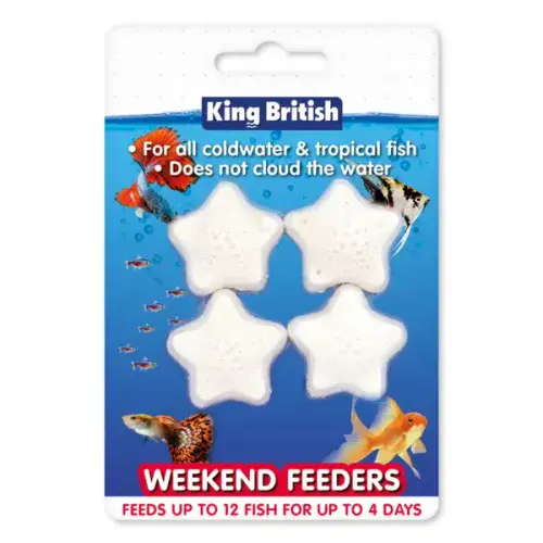King British (KB) Weekend Feeders 4 Pack Dry Fish Food
