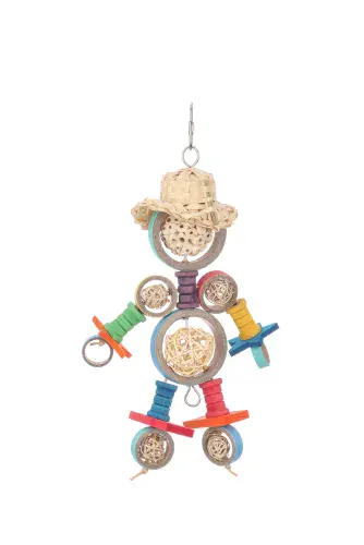 Little Zoo Bagel Scarecrow Bird Toy (22cm)