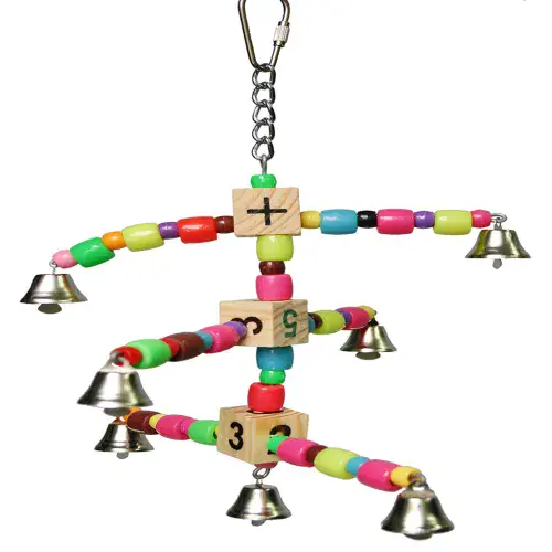 Little Zoo Bell Carousel Bird Toy (25cm)