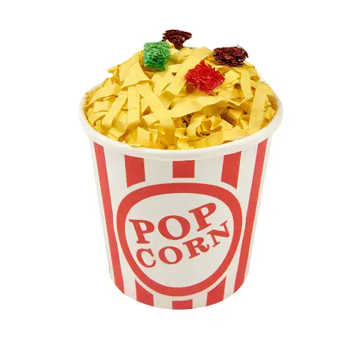 Little Zoo Bucket Of Popcorn Hamster / Rodent Chew Toy