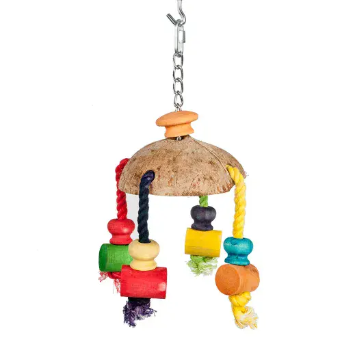 Little Zoo Coconut Carousel Bird Toy (30cm)