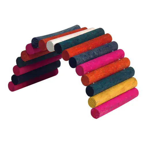 Little Zoo Colourful Bridge Small Animal Hide Toy (Range)