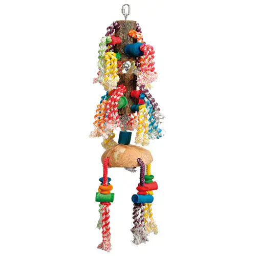 Little Zoo Rainbow Twirl Bird Toy (80cm)