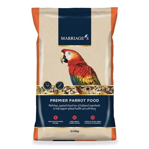Marriage's Premier Parrot Bird Food Mix (Range)