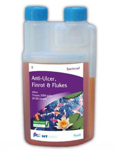NT Labs Bacterad Anti-Ulcer, Finrot and Flukes