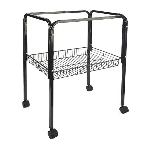 Rainforest Cages C3 Bird Cage Stand (Black / White)