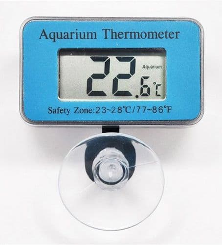 T Meter Digital Aquarium Thermometer Blue