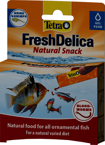 Tetra Delica Red Bloodworms Gel Treat Food