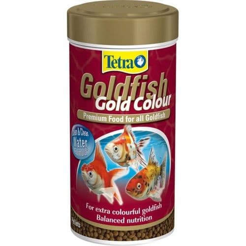 Tetra Goldfish Gold Colour 75g Dry Fish Food