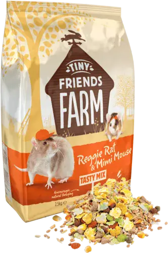 Tiny Friends Farm Reggie Rat & Mimi Mouse Tasty Mix Food (Range)
