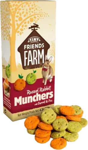 Tiny Friends Farm Russel Rabbit Munchers Treats (120g)