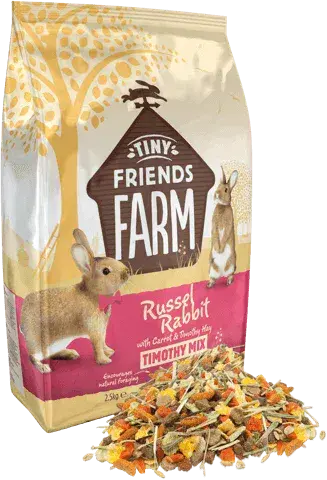 Tiny Friends Farm Russel Rabbit Timothy Mix Food (2.5kg)