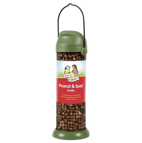 Walter Harrisons Flip Top Peanut & Suet Pellet Feeder 22cm