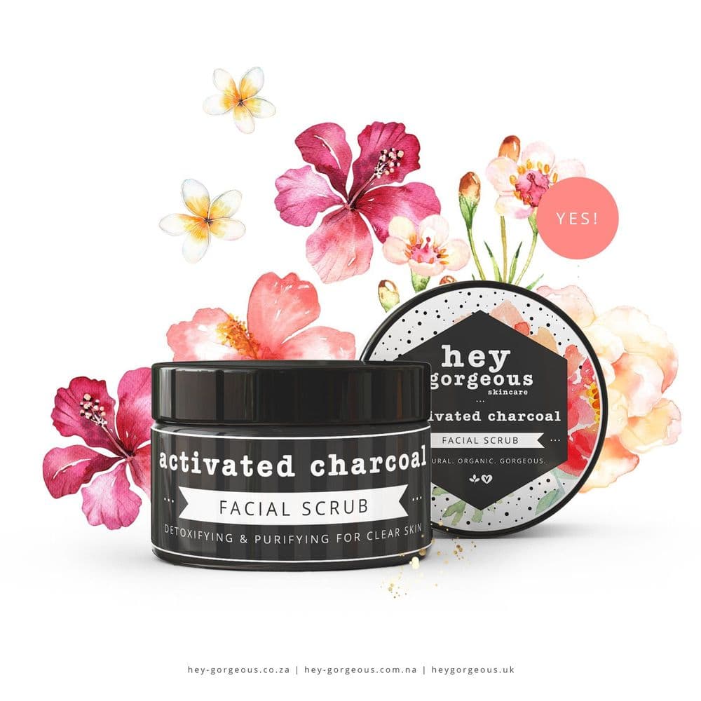 ACTIVATED CHARCOAL DETOXIFYING & SOOTHNG FACIAL SCRUB