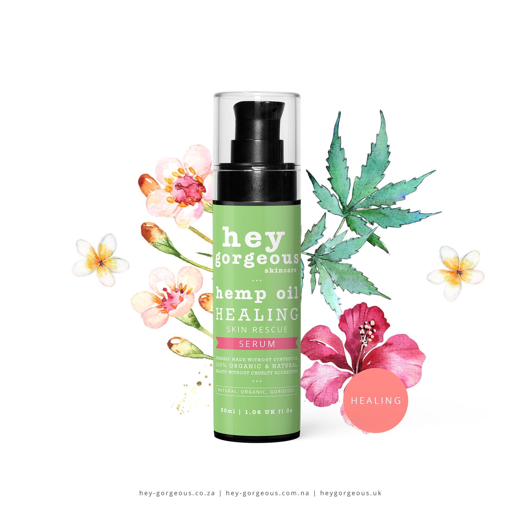 HEMP OIL HEALING SKIN RESCUE SERUM 
