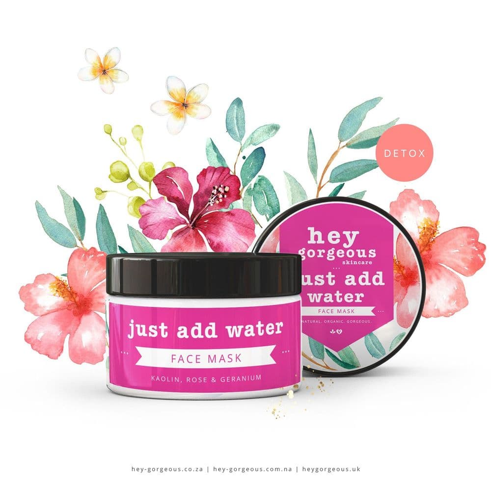 JUST ADD WATER: KAOLIN, ROSE & GERANIUM FACE MASK