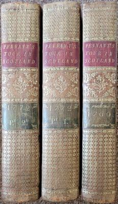 A Tour In Scotland & A Tour In Scotland and Voyage To The Hebrides 3 volumes
