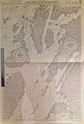Admiralty Hydrographic Chart No. 2326. Loch Crinan to the Firth of Lorne